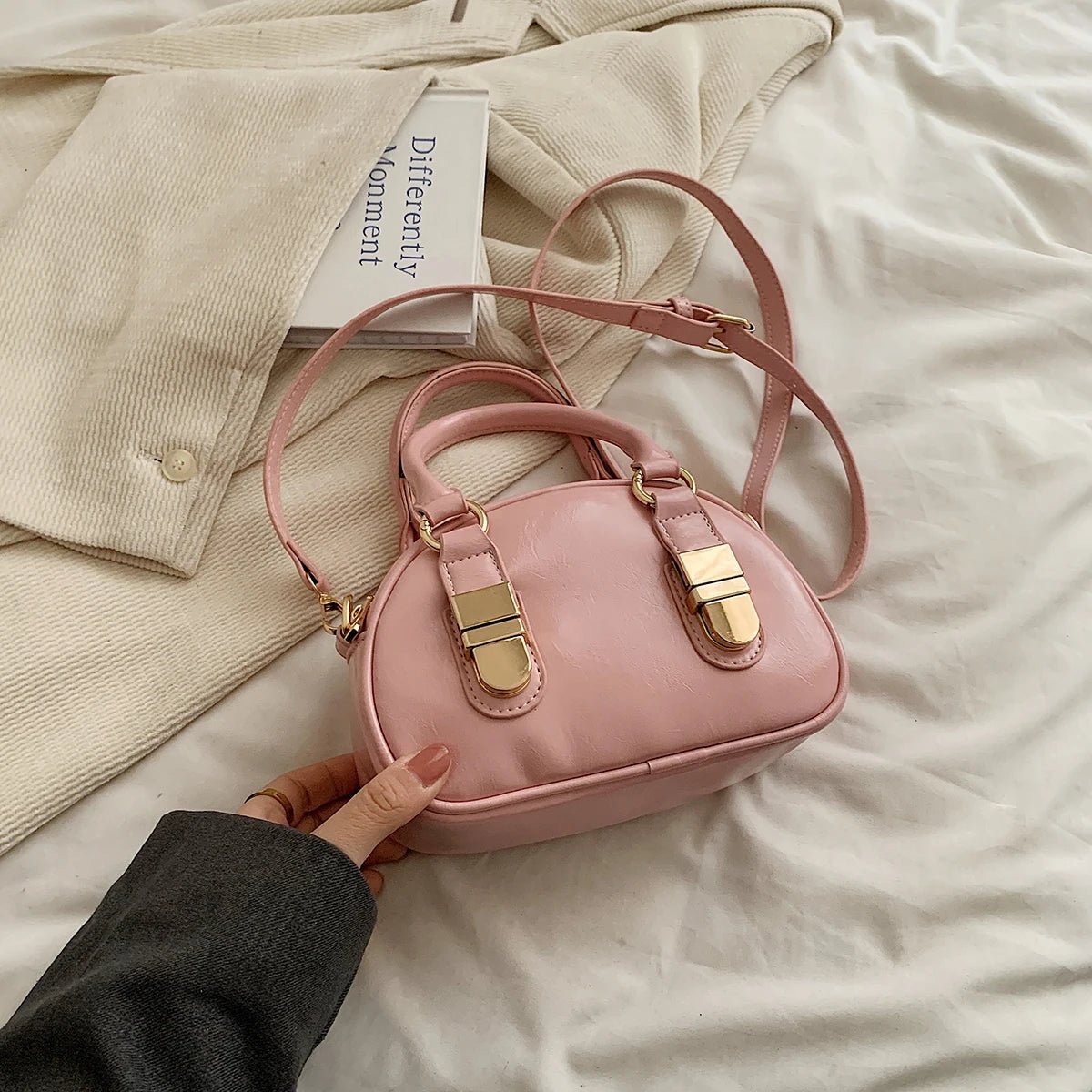 Mini borsa a mano con tracolla in pelle PU da donna - Borsa a mano ATREND