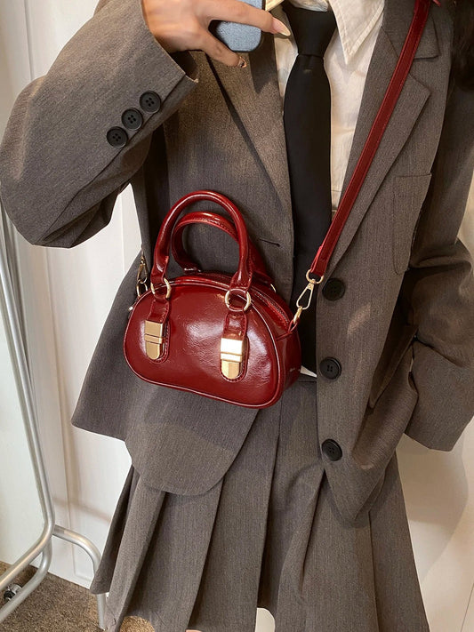 Mini borsa a mano con tracolla in pelle PU da donna - Borsa a mano ATREND