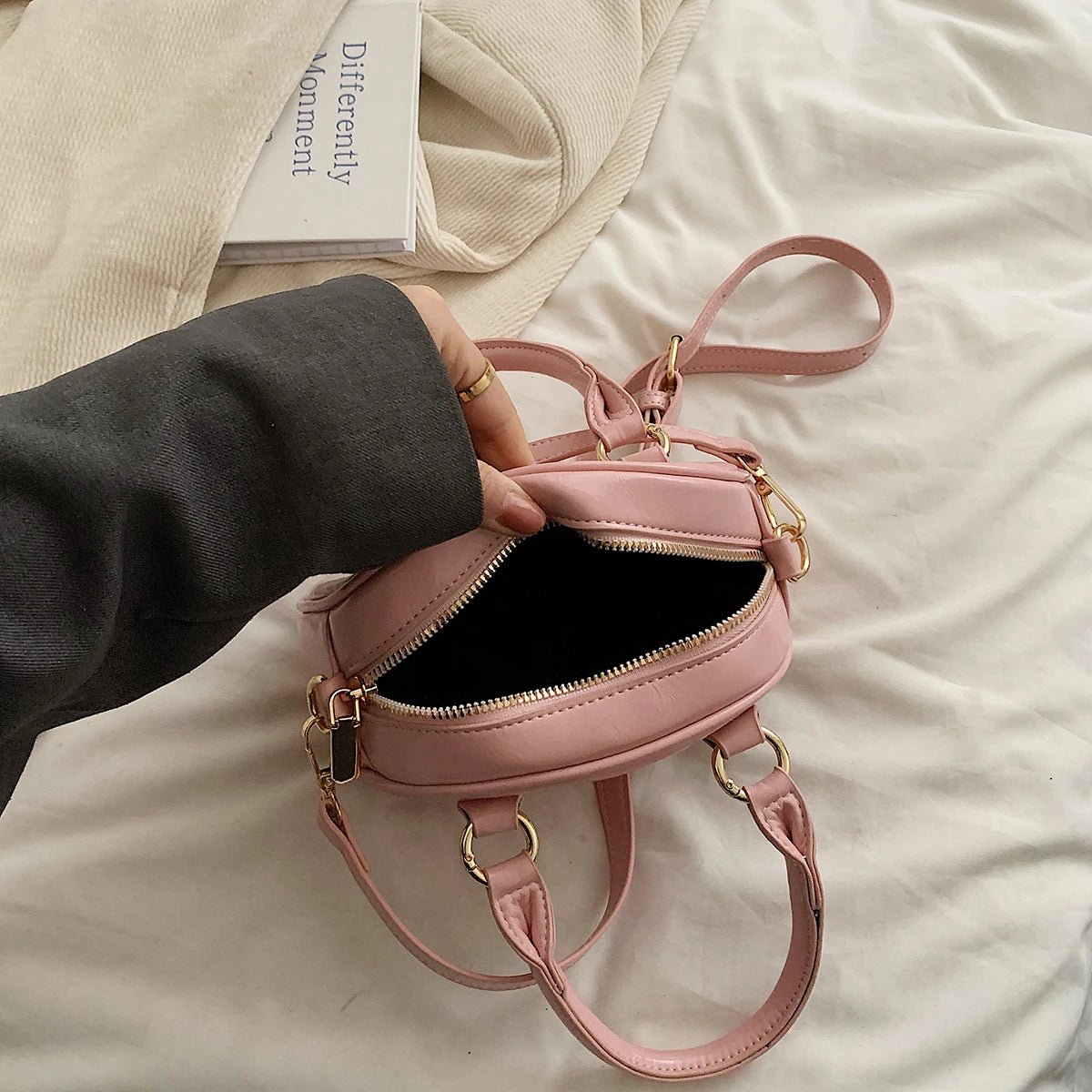 Mini borsa a mano con tracolla in pelle PU da donna - Borsa a mano ATREND