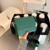 Mini borsa a tracolla in pelle PU crocodile da donna ATREND