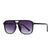 Occhiali da sole casual con lenti chiare colorate unisex ATREND