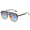 Occhiali da sole casual geometrici bicolor da donna ATREND