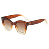 Occhiali da sole cat eyes da donna con lente sfumata e protezione UV400 ATREND