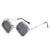 Occhiali da sole da uomo Steampunk retrò con montatura cavas in metallo UV400 ATREND