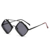 Occhiali da sole da uomo Steampunk retrò con montatura cavas in metallo UV400 ATREND