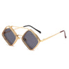 Occhiali da sole da uomo Steampunk retrò con montatura cavas in metallo UV400 ATREND
