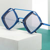 Occhiali da sole da uomo Steampunk retrò con montatura cavas in metallo UV400 ATREND