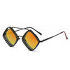 Occhiali da sole da uomo Steampunk retrò con montatura cavas in metallo UV400 ATREND