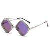 Occhiali da sole da uomo Steampunk retrò con montatura cavas in metallo UV400 ATREND