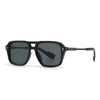 Occhiali da sole Double Bridges Square gradiente UV400 da uomo ATREND