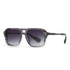 Occhiali da sole Double Bridges Square gradiente UV400 da uomo ATREND