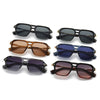 Occhiali da sole Double Bridges Square gradiente UV400 da uomo ATREND