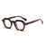 Occhiali da sole geometrici bicolor con lenti chiare o scure unisex ATREND
