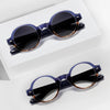 Occhiali da sole polarizzati da uomo punk rotondi anti luce blu UV400 ATREND