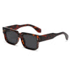 Occhiali da sole quadrati bicolor con lenti chiare o scure unisex ATREND