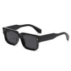 Occhiali da sole quadrati bicolor con lenti chiare o scure unisex ATREND