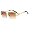 Occhiali da sole senza montatura in metallo unisex ATREND