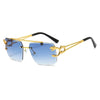 Occhiali da sole senza montatura in metallo unisex ATREND