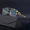 Occhiali da sole senza montatura in metallo unisex ATREND
