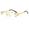 Occhiali da sole senza montatura in metallo unisex ATREND