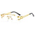 Occhiali da sole senza montatura in metallo unisex ATREND