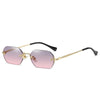 Occhiali da sole unisex Gothic Rimless retro gradiente UV400 ATREND
