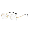 Occhiali da sole unisex Gothic Rimless retro gradiente UV400 ATREND