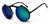 Occhiali da sole unisex Steampunk pieghevoli rotondi lenti UV400 ATREND
