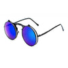 Occhiali da sole unisex Steampunk pieghevoli rotondi lenti UV400 ATREND
