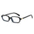 Occhiali da sole vintage bicolor con lenti chiare o scure colorate unisex ATREND