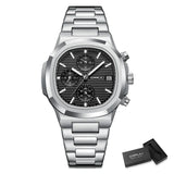 Orologio da polso casual al quarzo in acciaio impermeabile da uomo - Orologio uomo ATREND