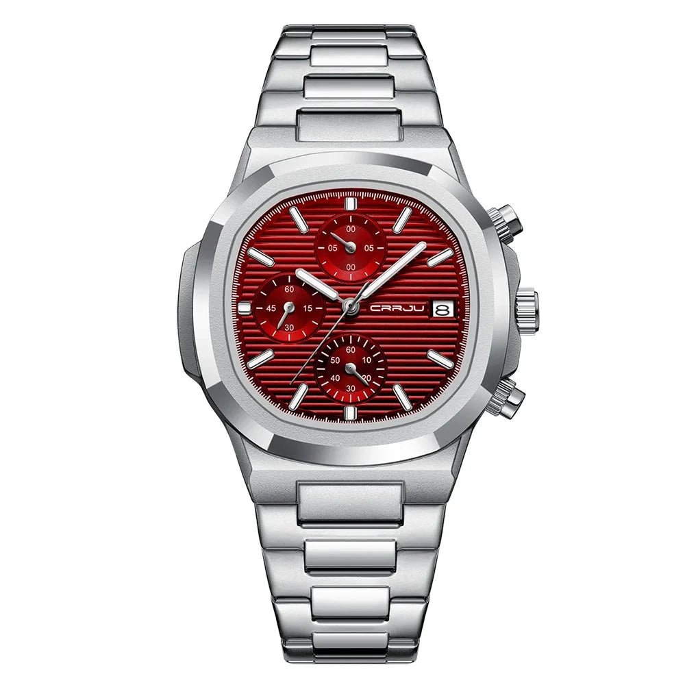 Orologio da polso casual al quarzo in acciaio impermeabile da uomo - Orologio uomo ATREND