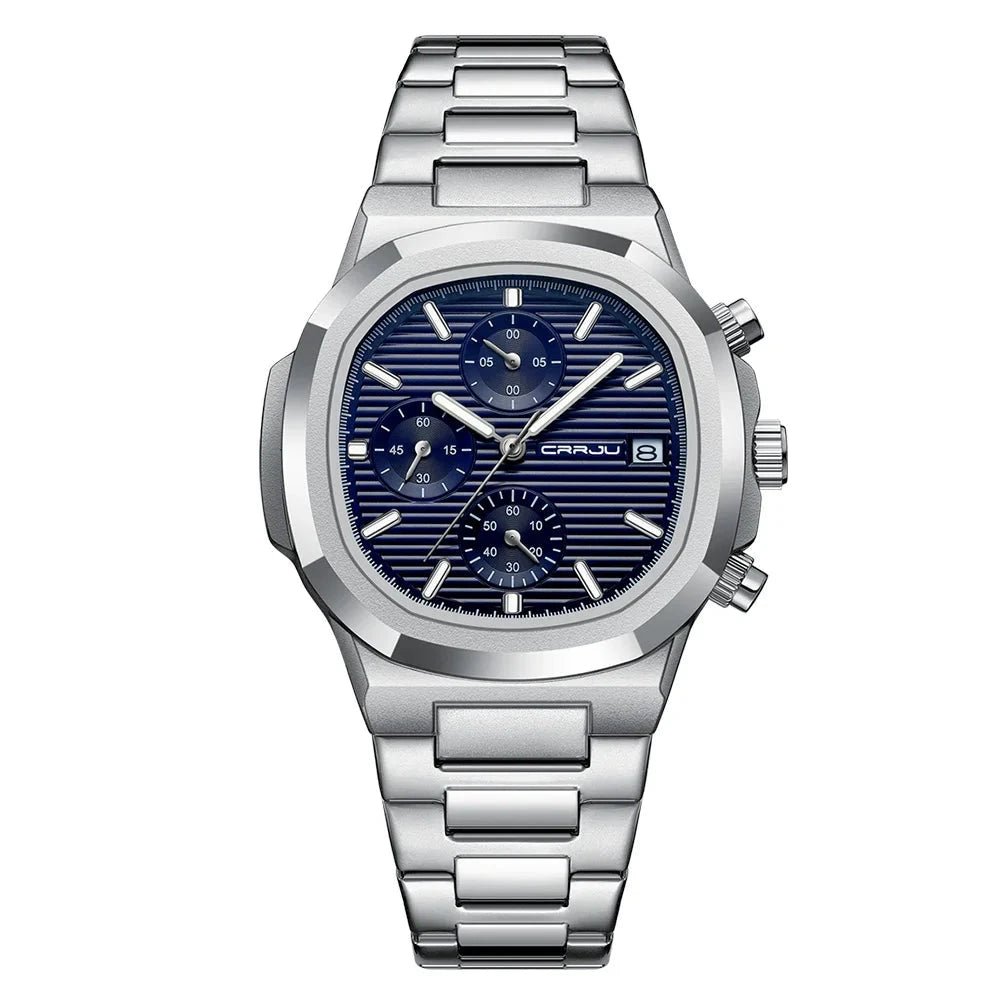 Orologio da polso casual al quarzo in acciaio impermeabile da uomo - Orologio uomo ATREND