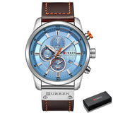 Orologio da polso casual conturino in pelle PU da uomo - Orologio uomo ATREND
