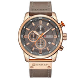 Orologio da polso casual conturino in pelle PU da uomo - Orologio uomo ATREND