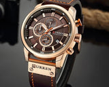 Orologio da polso casual conturino in pelle PU da uomo - Orologio uomo ATREND