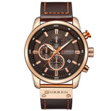 Orologio da polso casual conturino in pelle PU da uomo - Orologio uomo ATREND