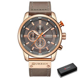 Orologio da polso casual conturino in pelle PU da uomo - Orologio uomo ATREND