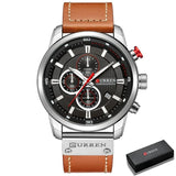 Orologio da polso casual conturino in pelle PU da uomo - Orologio uomo ATREND