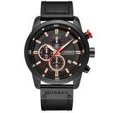 Orologio da polso casual conturino in pelle PU da uomo - Orologio uomo ATREND