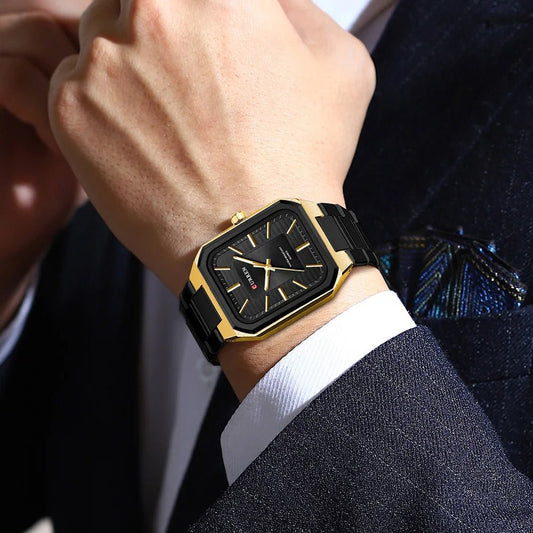 Orologio da polso casual in acciaio inox al quarzo da uomo - Orologio uomo ATREND