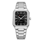 Orologio da polso casual in acciaio inox al quarzo da uomo - Orologio uomo ATREND