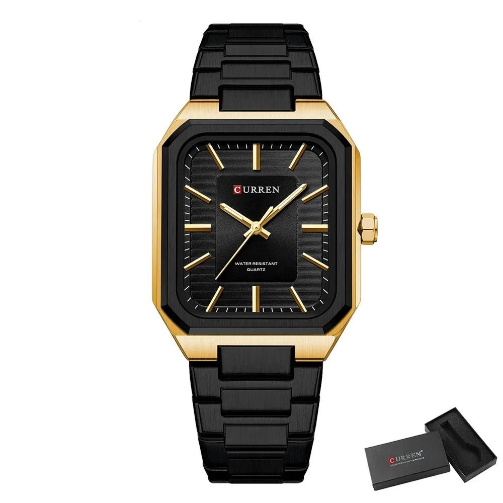 Orologio da polso casual in acciaio inox al quarzo da uomo - Orologio uomo ATREND