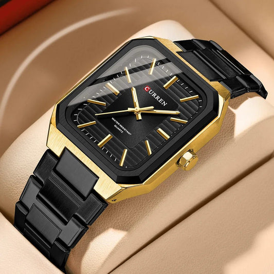 Orologio da polso casual in acciaio inox al quarzo da uomo - Orologio uomo ATREND