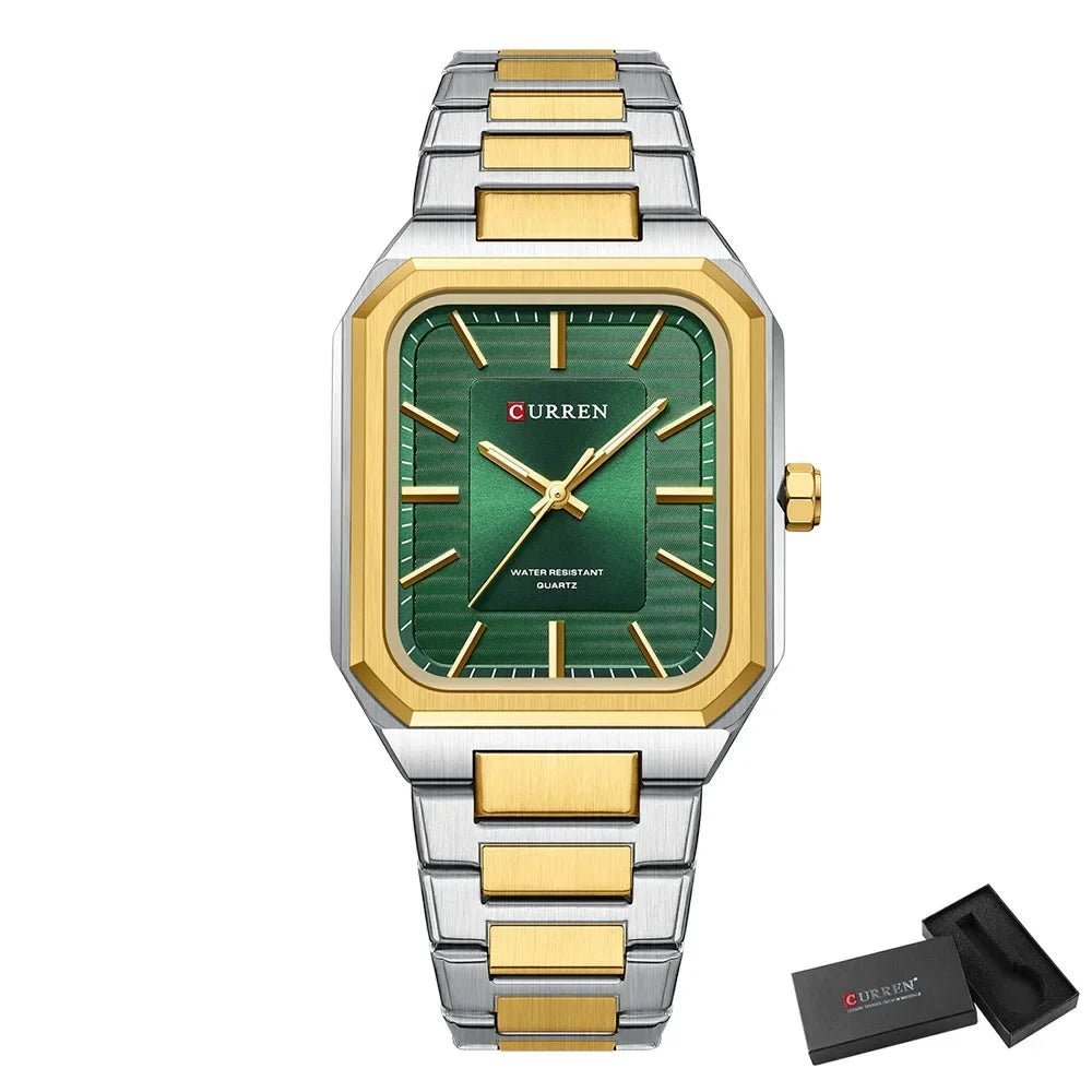 Orologio da polso casual in acciaio inox al quarzo da uomo - Orologio uomo ATREND