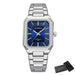 Silver/Blue with case