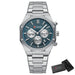 Silver/Blue with case