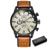 Orologio da polso casual con cinturino in pelle PU da uomo - Orologio uomo ATREND