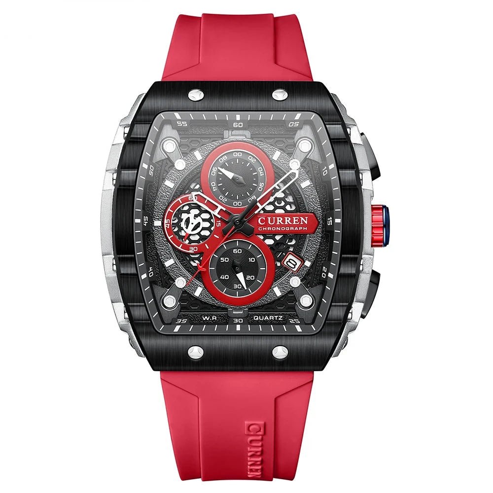 Orologio da polso casual con cinturino in silicone da uomo - Orologio uomo ATREND