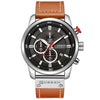 Orologio da polso casual conturino in pelle PU da uomo ATREND